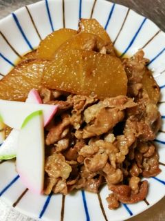 ◇簡単!大根と豚肉の照り煮◇-レシピのメイン写真