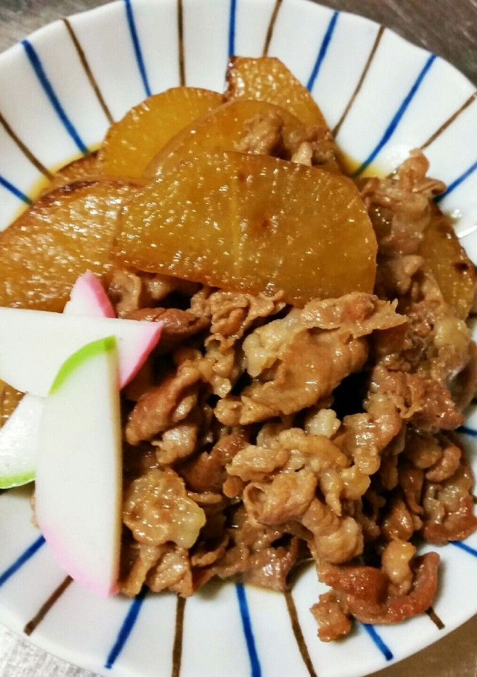 ◇簡単!大根と豚肉の照り煮◇-レシピのメイン写真