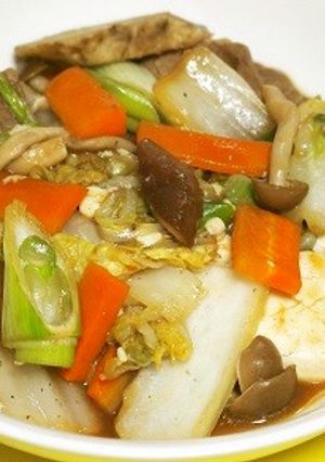 いろいろ野菜の味噌すき焼き-レシピのメイン写真