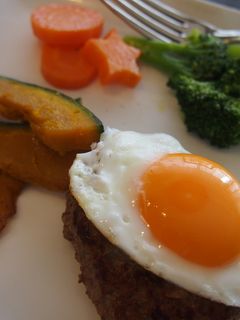 ☆ハンバーグと焼き野菜☆-レシピのメイン写真