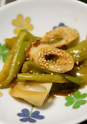 ししとうと竹輪の炒め煮-レシピのメイン写真