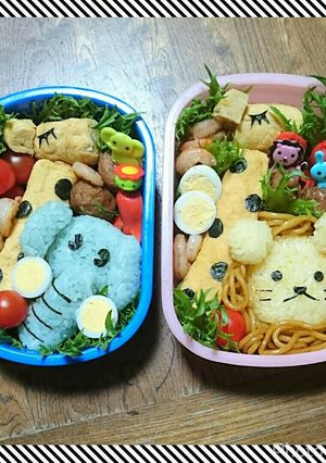 キャラ弁 動物-レシピのメイン写真