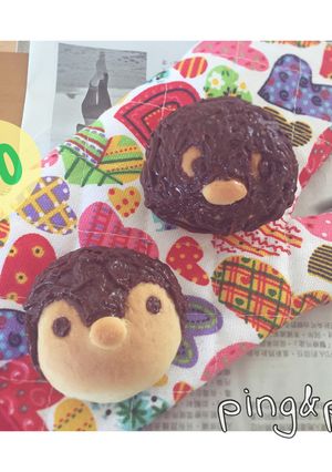 簡単キャラぱん♡ピンガとピング-レシピのメイン写真