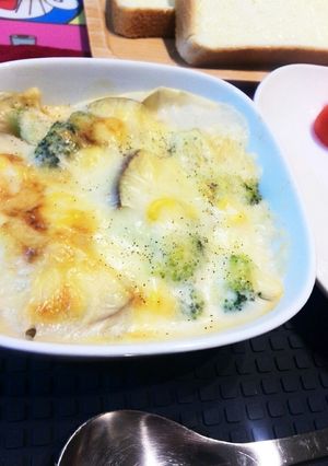 付合せに簡単温野菜のグラタン☆秋ver-レシピのメイン写真