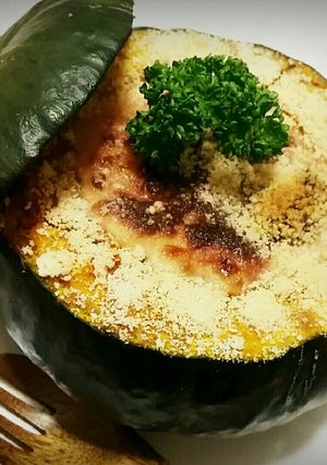 坊ちゃんかぼちゃグラタン-レシピのメイン写真