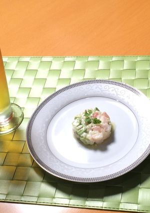 美人レシピ・甘エビのタルタル-レシピのメイン写真
