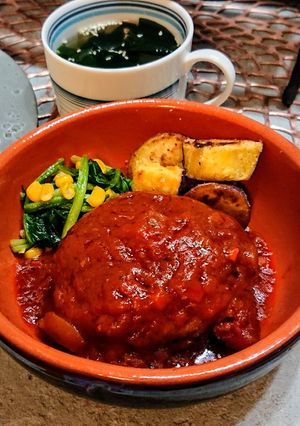 卵パン粉不使用☆ジューシーハンバーグ-レシピのメイン写真