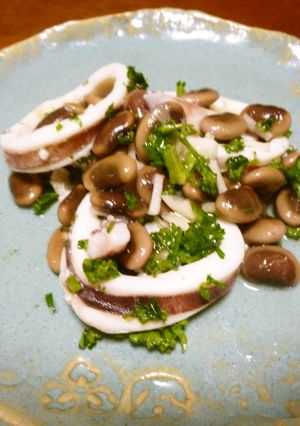 (くらかけ豆)鞍掛豆とイカのマリネサラダ-レシピのメイン写真