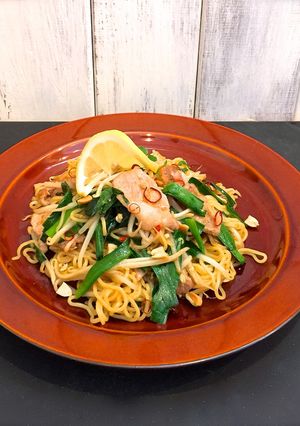 豚とにらのココナッツオイル香味焼きそば-レシピのメイン写真