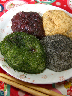 簡単♪3色おはぎ-レシピのメイン写真