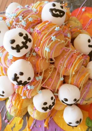 ★ハロウィンにマシュマロ♥お化けタワー★-レシピのメイン写真