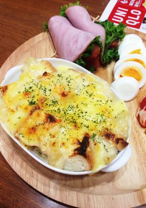 簡単！カルシウムたっぷりパングラタン-レシピのメイン写真
