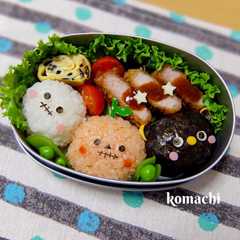 รูปของ ハロウィン お弁当 幼稚園 キャラ弁♡