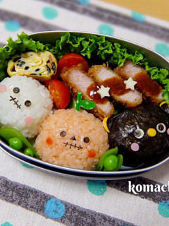 ハロウィン お弁当 幼稚園 キャラ弁♡-レシピのメイン写真