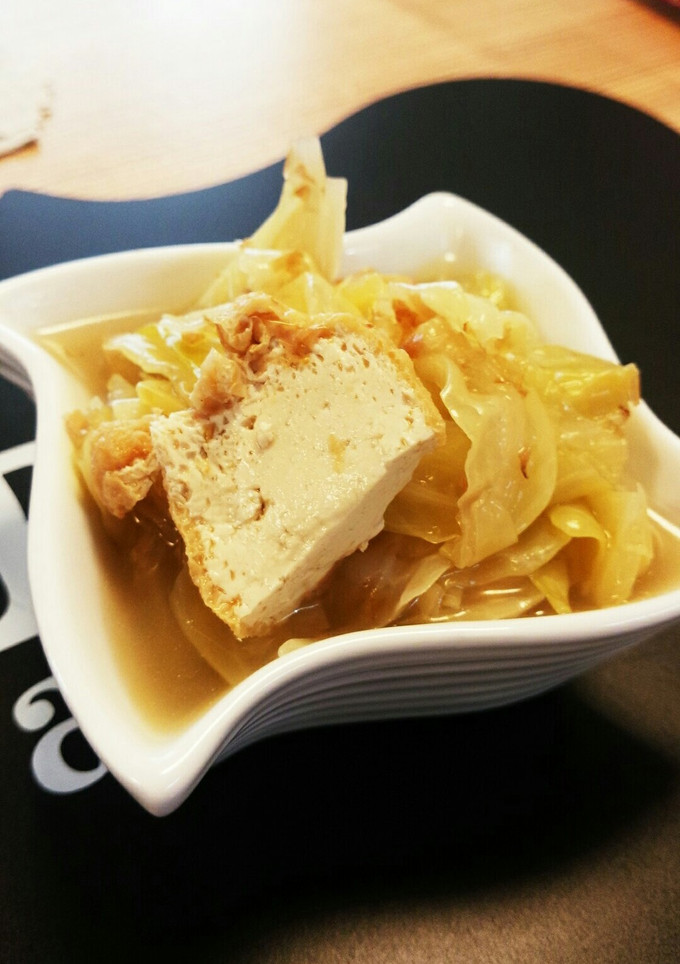 創味京の和風だし＊簡単キャベツと厚揚げ煮-レシピのメイン写真