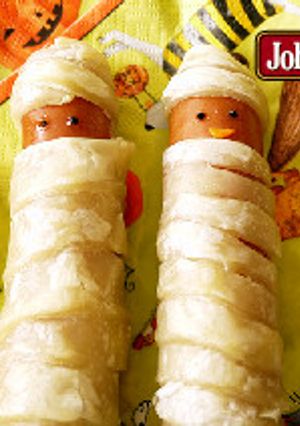 ハロウィン♪ジョンソンヴィルミイラパイ-レシピのメイン写真