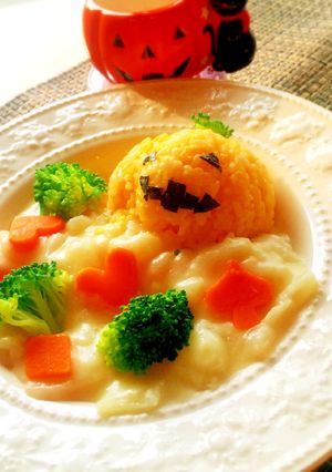 家にある材料で作る！ハロウィンシチュー♪-レシピのメイン写真