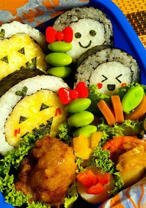 ハロウィンにお弁当や料理で巻き寿司を❤-レシピのメイン写真