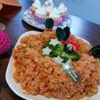 炊飯器deクリスマスリースチキンピラフ