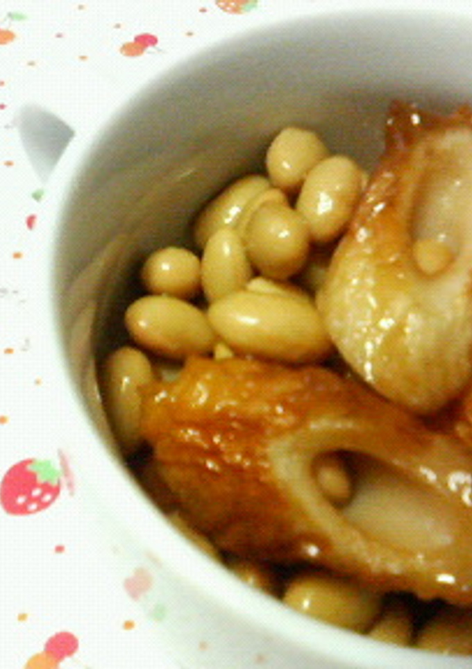 給食を思い出す☆大豆とちくわの煮物♪♪-レシピのメイン写真