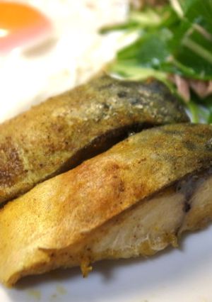 ヘルシオで簡単！塩鯖のカレー揚げ風-レシピのメイン写真