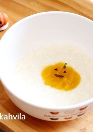 ハロウィンにかぼちゃの離乳食-レシピのメイン写真