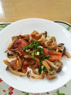 ヘルシー☆鮭としめじのポン酢炒め-レシピのメイン写真