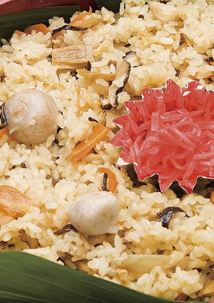 きぬかつぎ(里芋)入り炊き込みご飯-レシピのメイン写真