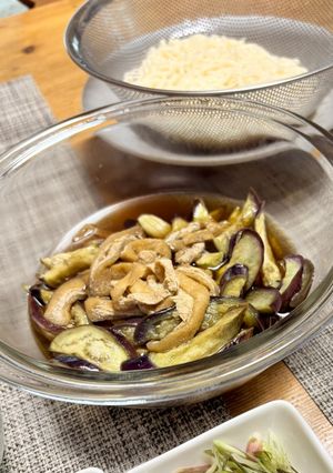レンジで簡単❣️茄子と油揚げの炊いたん🎵-レシピのメイン写真