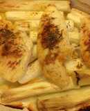 長ネギと白身魚のオーブン焼き