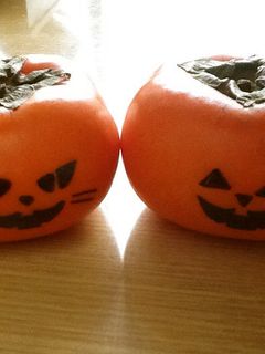 柿でハロウイン-レシピのメイン写真
