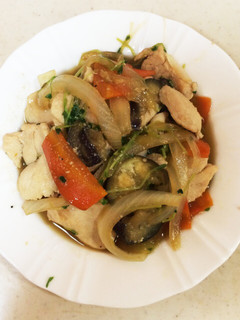 鶏肉と野菜の炒めもの-レシピのメイン写真