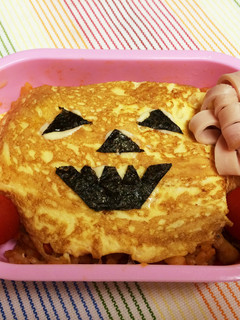 オムライス〜ハロウィンバージョン!-レシピのメイン写真