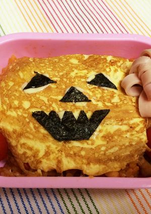 オムライス〜ハロウィンバージョン！-レシピのメイン写真