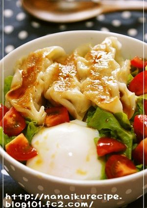カラフル餃子丼-レシピのメイン写真