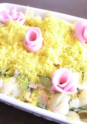 春にぴったり♪お花畑サラダ-レシピのメイン写真