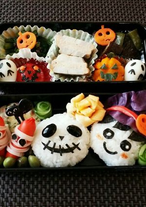 ハロウィン キャラ弁 ジャック 遠足-レシピのメイン写真