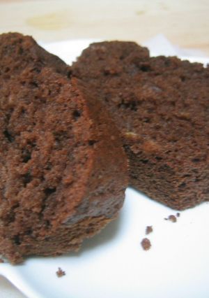 バナナのチョコパウンドケーキ-レシピのメイン写真