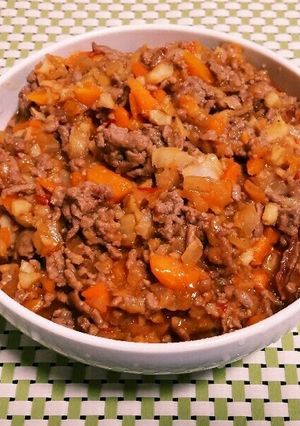 シャキシャキ食感のレンコンの肉味噌-レシピのメイン写真