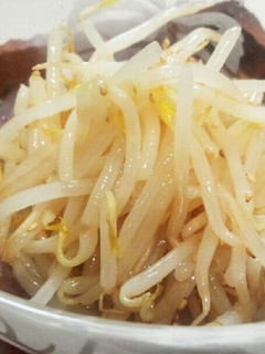 簡単３分(*^-^*)もやしのゴマあえ♪-レシピのメイン写真