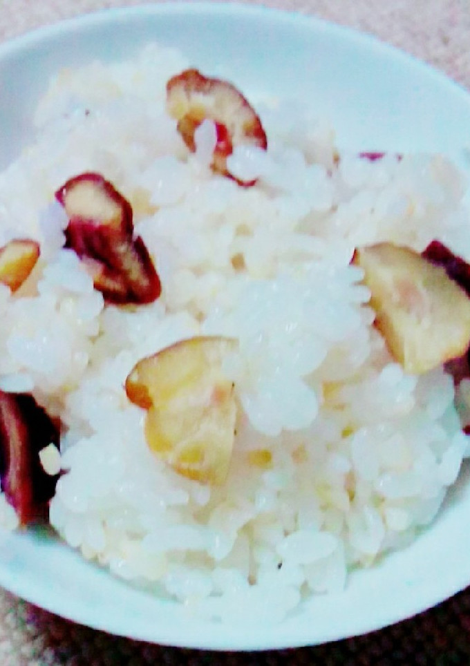簡単！時短！むき栗ご飯！-レシピのメイン写真