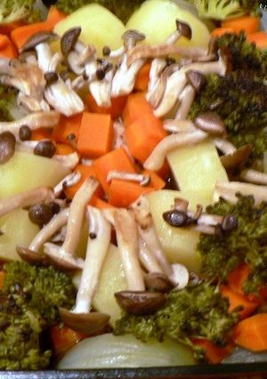 トースターパンで鶏もも肉と野菜のグリル♪-レシピのメイン写真