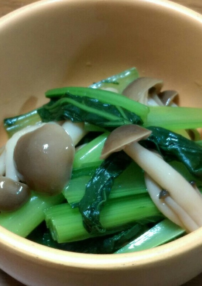 小松菜としめじの和え物-レシピのメイン写真