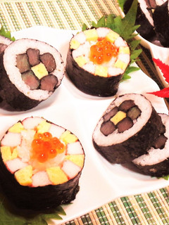 おもてなしに★かわいい★変わり巻きずし♪-レシピのメイン写真
