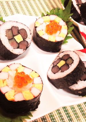 おもてなしに★かわいい★変わり巻きずし♪-レシピのメイン写真