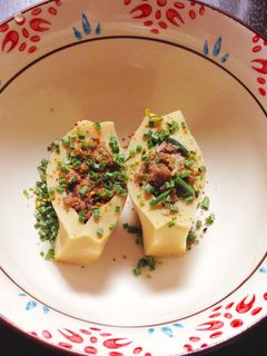 高野豆腐の肉詰め 野菜肉詰め煮-レシピのメイン写真