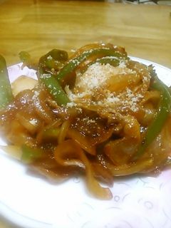 鶏肉とピーマン、たまねぎのケチャップ炒め-レシピのメイン写真