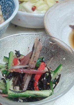 ヘルシー♪おつまみ★ひじきの酢の物-レシピのメイン写真