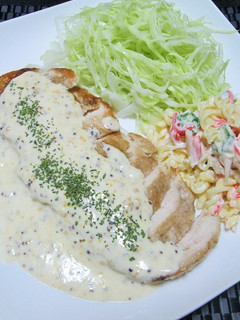 チキンのマスタードクリームソース-レシピのメイン写真