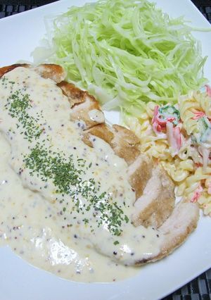 チキンのマスタードクリームソース-レシピのメイン写真